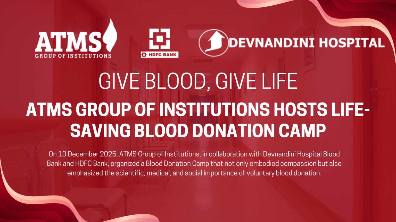 ATMS Group of Institutions Hosts Life-Saving Blood Donation Camp