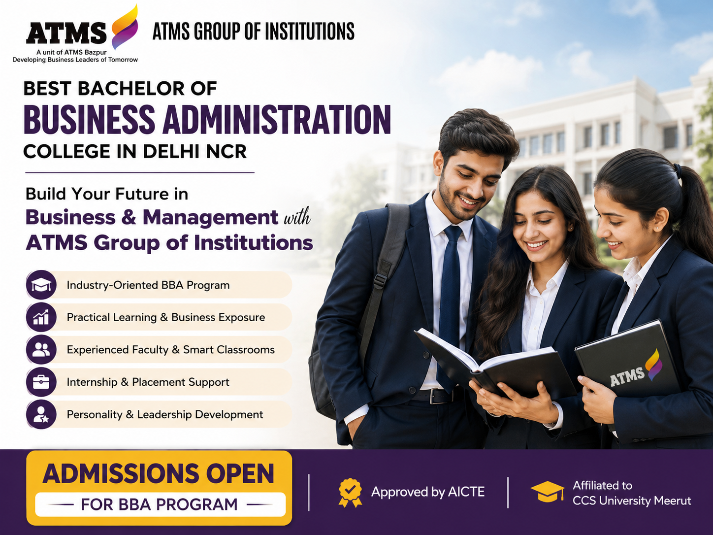 Best Bachelor of Business Administration college in Delhi NCR