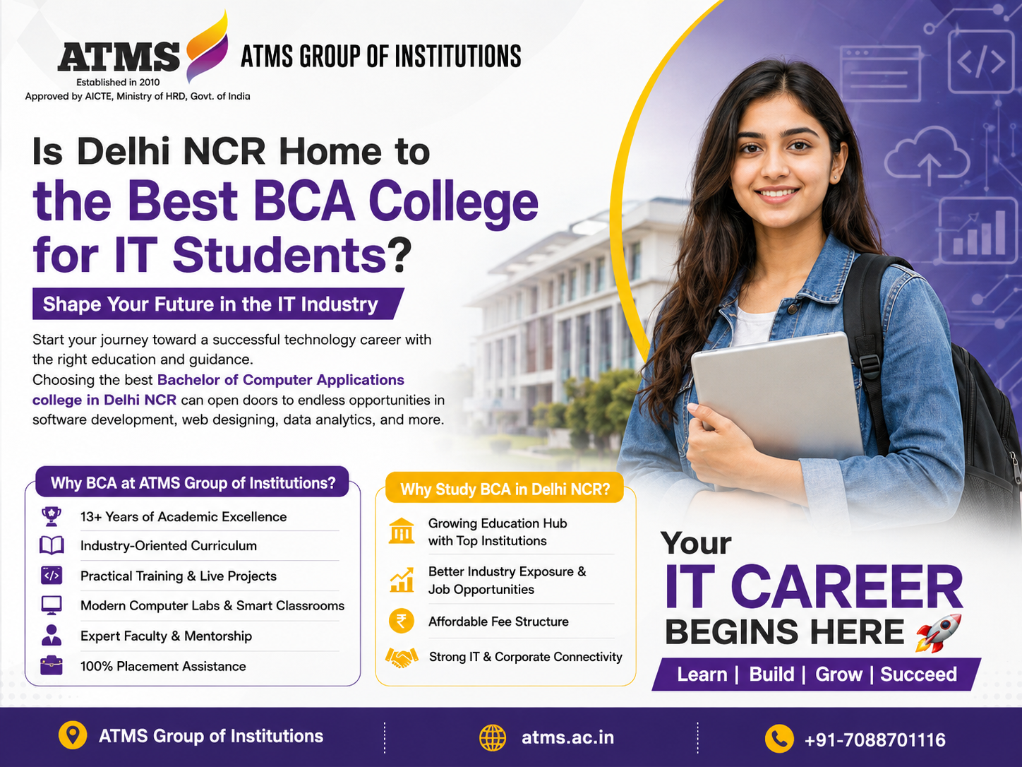 best Bachelor of Computer Applications college in Delhi NCR