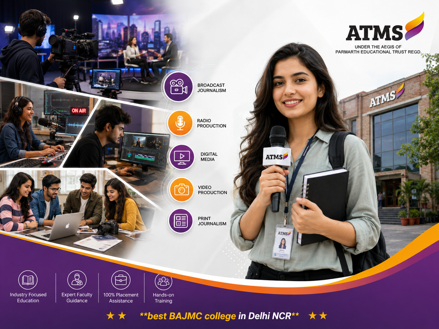 best BAJMC college in Delhi NCR,